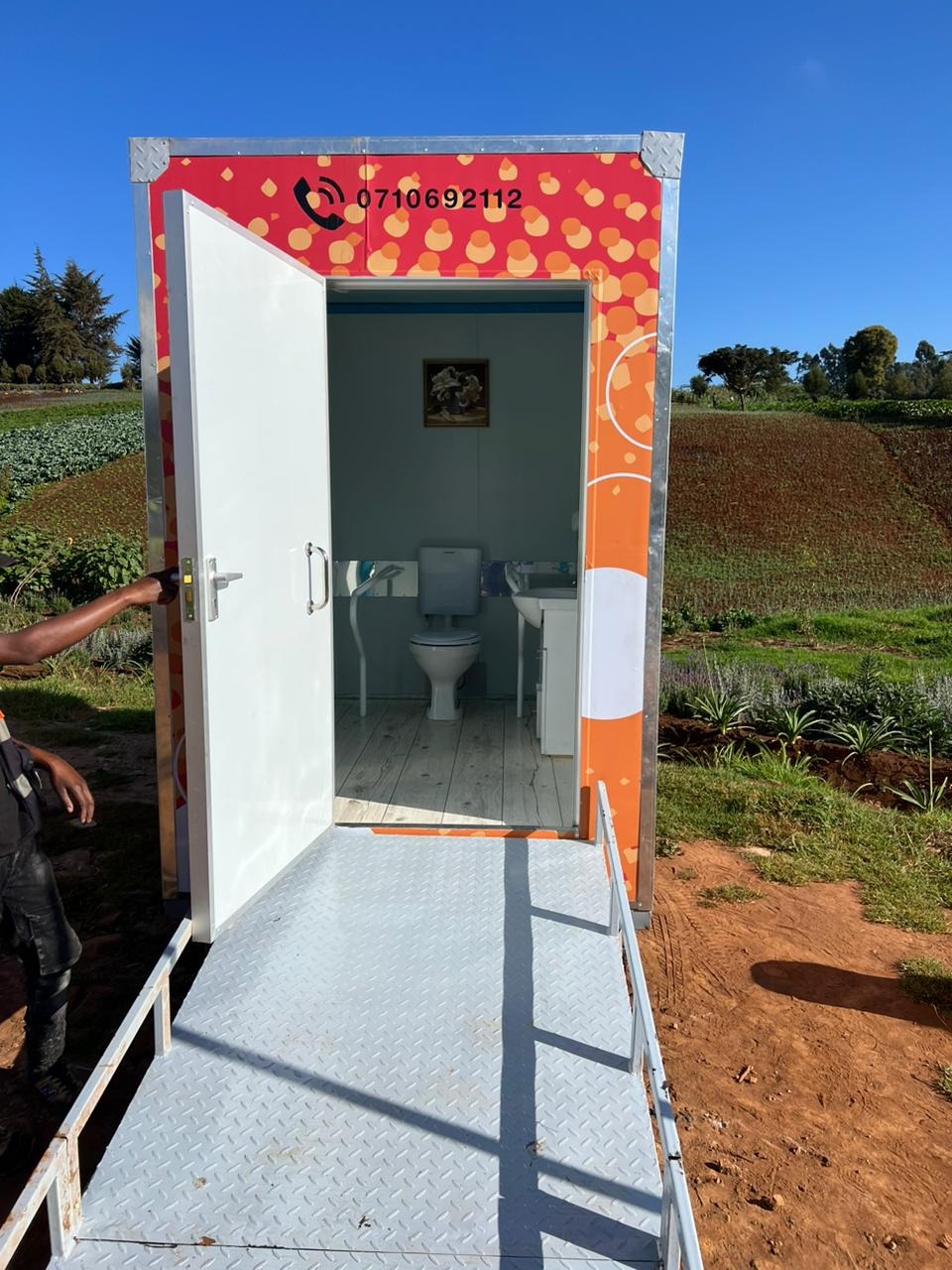 Special Trailer mobile restroom